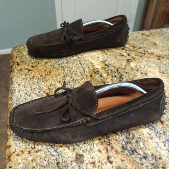Frye Men's Allen Tie Suede Slip On Loafer Sz 11.5 D EUC - Picture 4 of 13